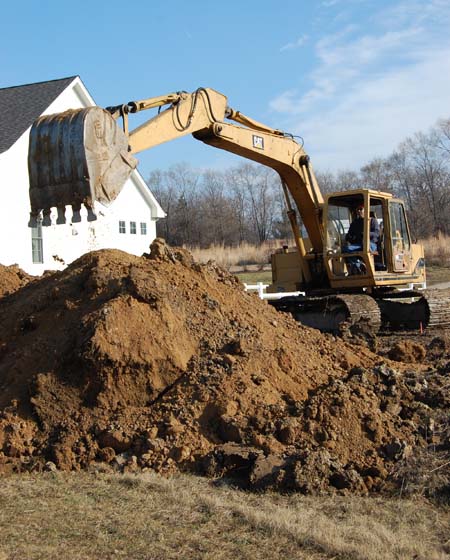 digging